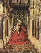 Jan Van Eyck The Virgin and Child in a Church (mk08) oil on canvas